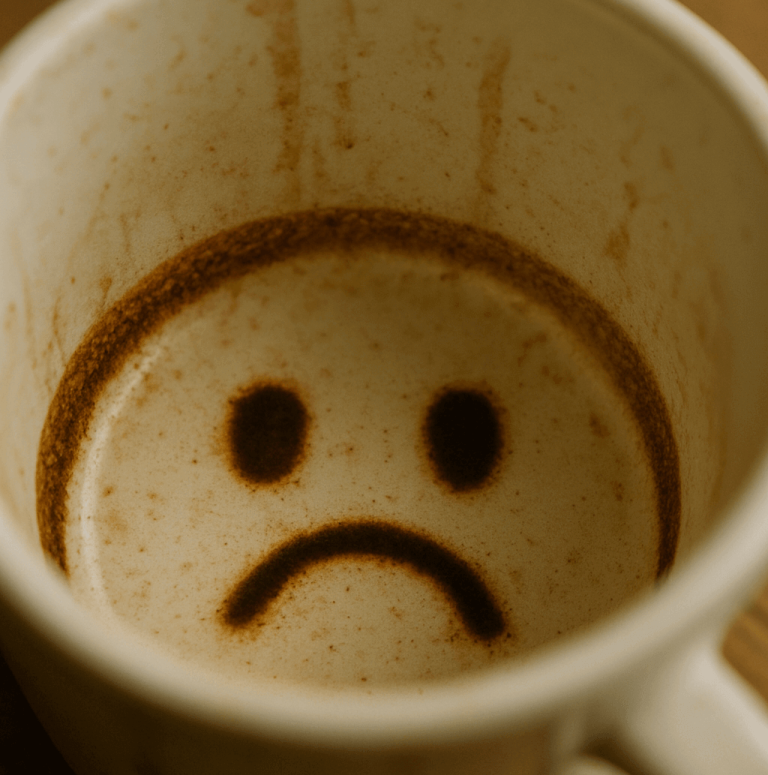 Slika koja dokazuje kako je keramika loša za kafu